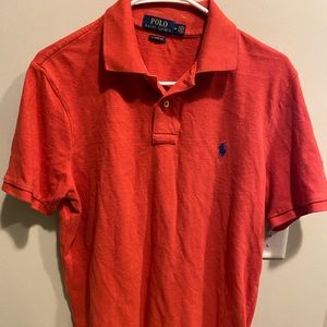 Ralph Lauren Mens size medium- RED  with blue logo